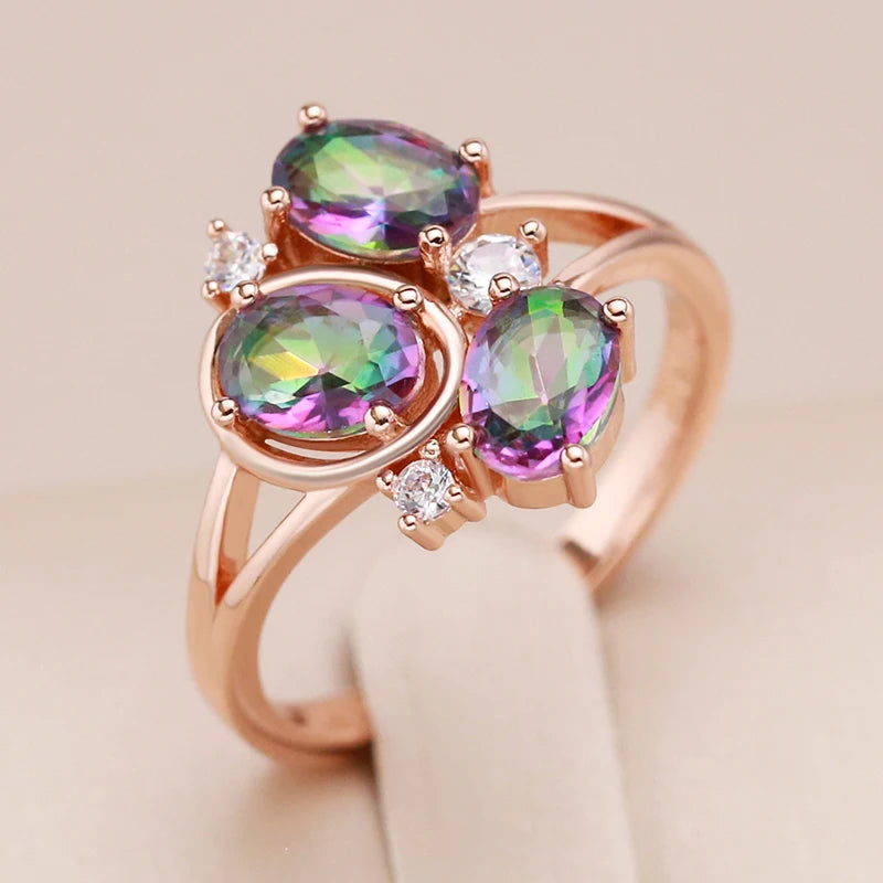 Bague pierre multicolore sale