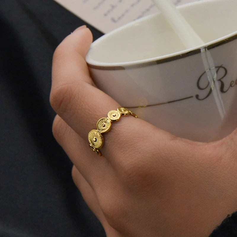 Bague acier inoxydable femme pas cher hotsell