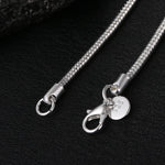 collier hommes argent