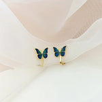 boucles d'oreilles papillon