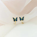 boucles d'oreilles papillon