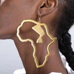 boucles d'oreille africaine