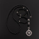 collier pierre homme