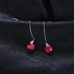 boucles d'oreilles chaine pendantes