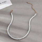 collier ras de cou perle