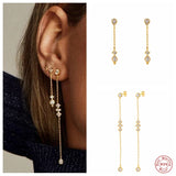 boucles d'oreilles chainette