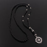 collier pierre homme