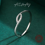 bague fine argent