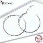 boucles d'oreille anneaux argent