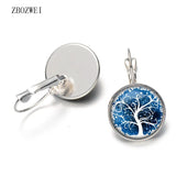 boucles d'oreilles arbre de vie