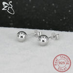 boucles d'oreille boule argent