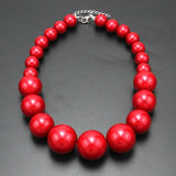 collier grosse perle