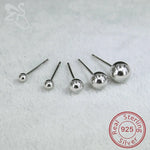 boucles d'oreille boule argent