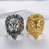 bague lion homme