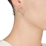 boucle d'oreille cube