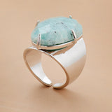 bague amazonite