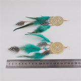 boucles d oreilles plumes