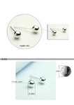 boucles d'oreille puce argent