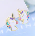 boucle d oreille licorne