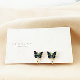 boucles d'oreilles papillon