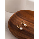 boucles d oreilles perles pendantes