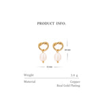 boucles d oreilles perles pendantes