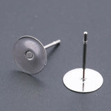 boucle d'oreille ronde plate