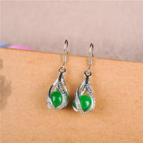 boucle d oreille jade