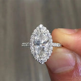 bague marquise femme