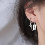 boucle d oreille double trou