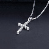 collier croix argent