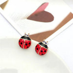 boucle d'oreille coccinelle