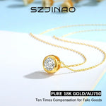 solitaire diamant collier