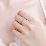 bague 925 or blanc