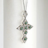 collier croix homme argent