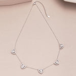 collier coeur argent