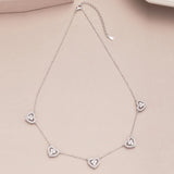 collier coeur argent