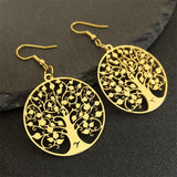 boucles d oreille arbre de vie