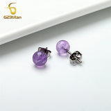 boucles d'oreilles amethystes