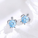 boucles d'oreilles tortue