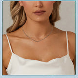 collier femme argent