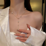 collier long femme