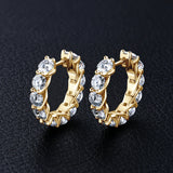 boucles d'oreilles or et diamants