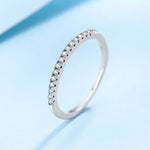 bague 925 or blanc