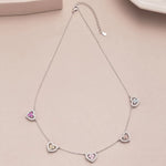 collier coeur argent