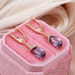 boucle d'oreille amethyste