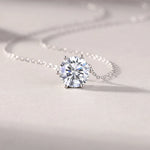 collier solitaire diamant