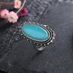 bague turquoise femme