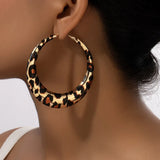 boucle d oreille leopard