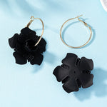 boucles d'oreilles fleurs